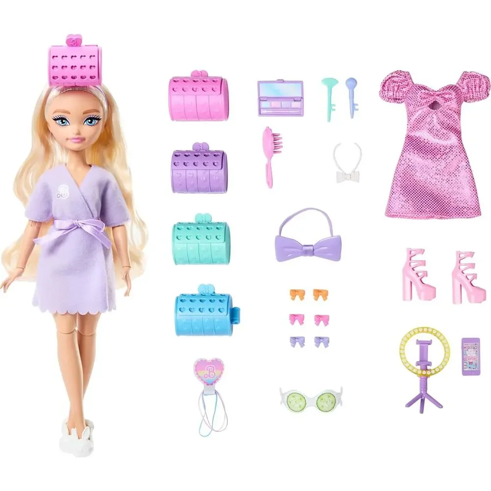 Barbie Dream Besties Get Ready with Malibu Doll and Accessories NWT